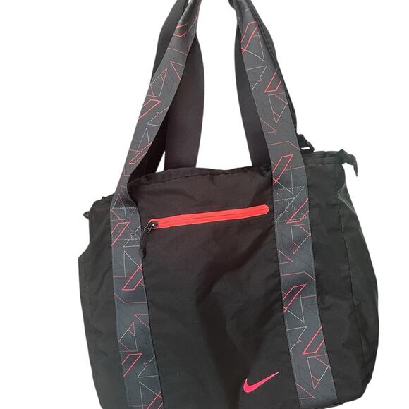 NIKE Sporty Tote – Black/Red, Crossbody Option, EUC, Gym-Ready - Picture 2 of 10